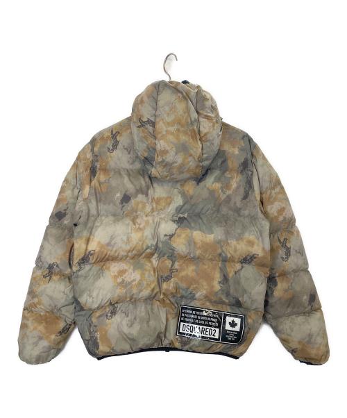 DSQUARED2（ディースクエアード）DSQUARED2 (ディースクエアード) ダウンジャケット ブラウン サイズ:46の古着・服飾アイテム