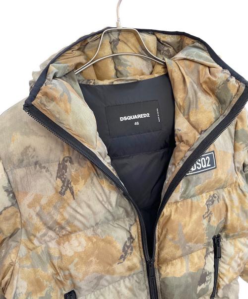 DSQUARED2（ディースクエアード）DSQUARED2 (ディースクエアード) ダウンジャケット ブラウン サイズ:46の古着・服飾アイテム