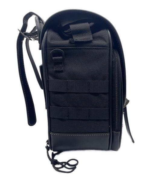 henly begins（ヘンリービギンズ）henly begins (ヘンリービギンズ) レザーバッグ ブラックの古着・服飾アイテム