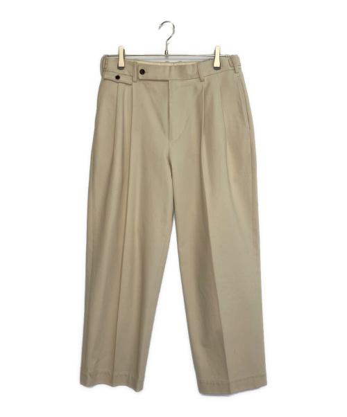 MARKA（マーカ）MARKA (マーカ) タックパンツ ベージュ サイズ:1の古着・服飾アイテム