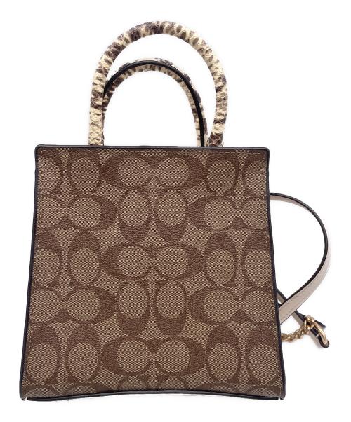 COACH（コーチ）COACH (コーチ) 2WAYショルダーバッグ ブラウンの古着・服飾アイテム