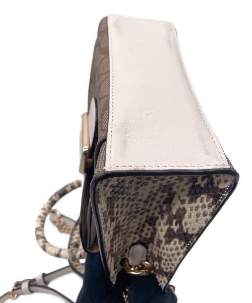 COACH（コーチ）COACH (コーチ) 2WAYショルダーバッグ ブラウンの古着・服飾アイテム