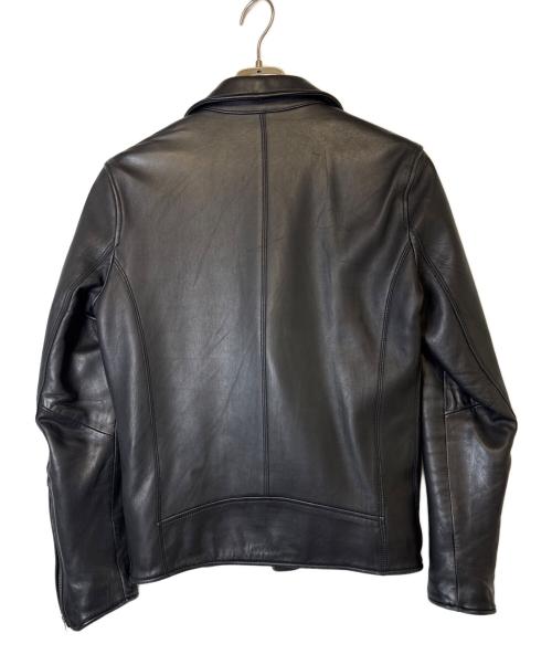 nano・universe（ナノ・ユニバース）nano・universe (ナノ・ユニバース) ダブルライダースジャケット ブラック サイズ:Ｍの古着・服飾アイテム