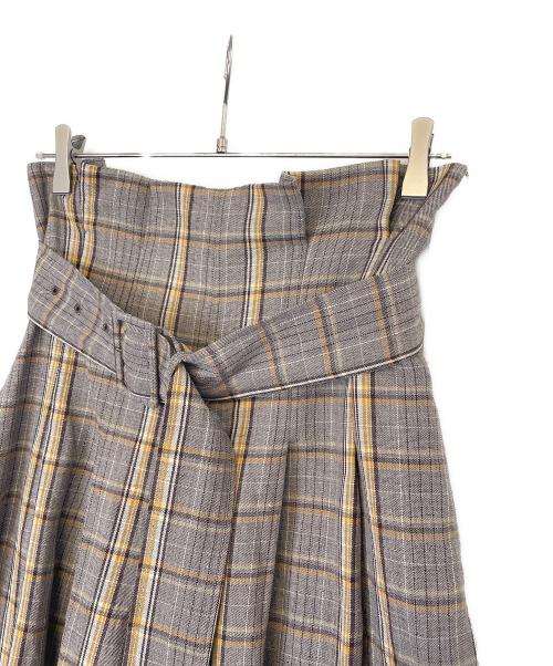 FRAY ID（フレイ アイディー）FRAY ID (フレイ アイディー) ウールリネンパンツ ブラウン サイズ:1 未使用品の古着・服飾アイテム