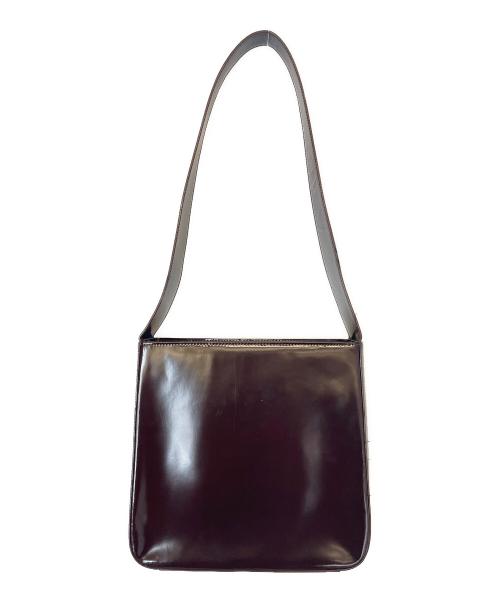 CELINE（セリーヌ）CELINE (セリーヌ) エナメルバッグ ブラウンの古着・服飾アイテム