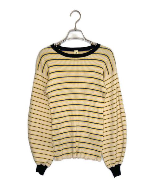nagonstans（ナゴンスタンス）nagonstans (ナゴンスタンス) 薄手ニット イエロー サイズ:38の古着・服飾アイテム