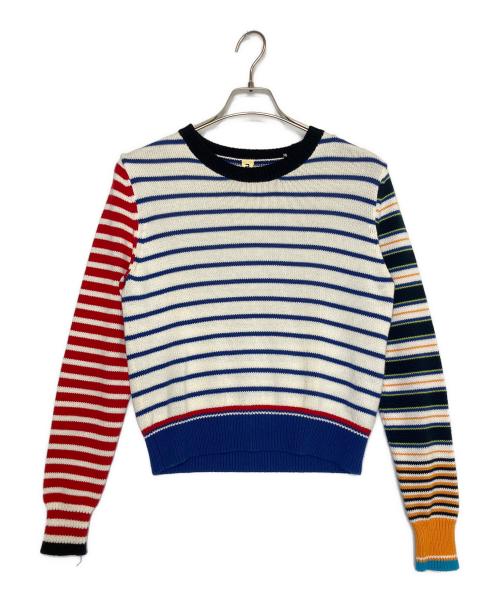 nagonstans（ナゴンスタンス）nagonstans (ナゴンスタンス) 薄手ニット マルチカラー サイズ:38の古着・服飾アイテム