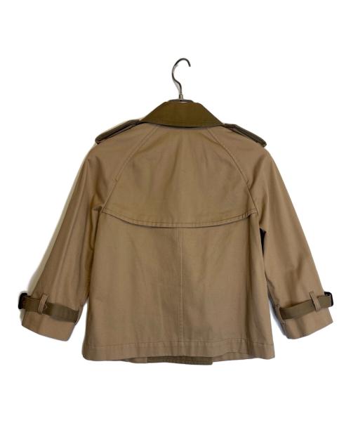 tricot COMME des GARCONS（トリココムデギャルソン）tricot COMME des GARCONS (トリココムデギャルソン) ショートトレンチコート ブラウン サイズ:Ｍの古着・服飾アイテム
