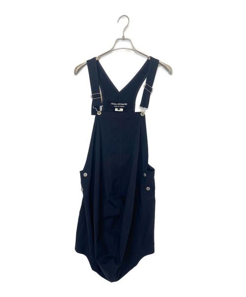 JUNYA WATANABE COMME des GARCONS（ジュンヤワタナベ コムデギャルソン）JUNYA WATANABE COMME des GARCONS ((ジュンヤワタナベ コムデギャルソン) ジャンパースカート ブラック サイズ:Sの古着・服飾アイテム