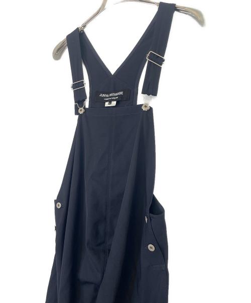 JUNYA WATANABE COMME des GARCONS（ジュンヤワタナベ コムデギャルソン）JUNYA WATANABE COMME des GARCONS ((ジュンヤワタナベ コムデギャルソン) ジャンパースカート ブラック サイズ:Sの古着・服飾アイテム