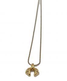 Christian Dior（クリスチャン ディオール）の古着「ラインストーンネックレス」｜ゴールド