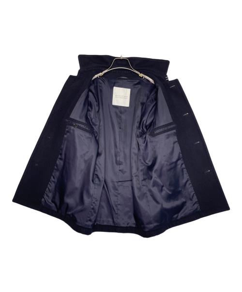 MACKINTOSH PHILOSOPHY（マッキントッシュ フィロソフィー）MACKINTOSH PHILOSOPHY MACKINTOSH PHILOSOPHY マッキントッシュ フィロソフィー アドミラル メルトン シングル  ピーコート ハーフコート ネイビー サイズ:36の古着・服飾アイテム