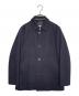 MACKINTOSH PHILOSOPHY（マッキントッシュ フィロソフィー）の古着「MACKINTOSH PHILOSOPHY マッキントッシュ フィロソフィー アドミラル メルトン シングル  ピーコート ハーフコート」｜ネイビー