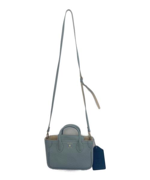 A.D.M.J.（エーディーエムジェイ）A.D.M.J. (エーディーエムジェイ) 2WAYショルダーバッグ ブルーの古着・服飾アイテム