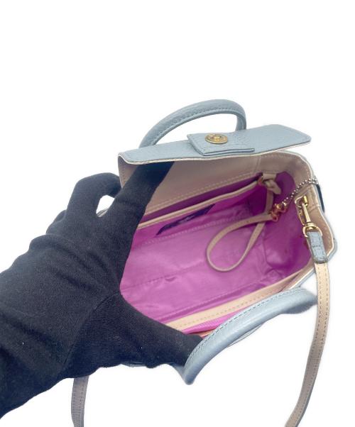 A.D.M.J.（エーディーエムジェイ）A.D.M.J. (エーディーエムジェイ) 2WAYショルダーバッグ ブルーの古着・服飾アイテム