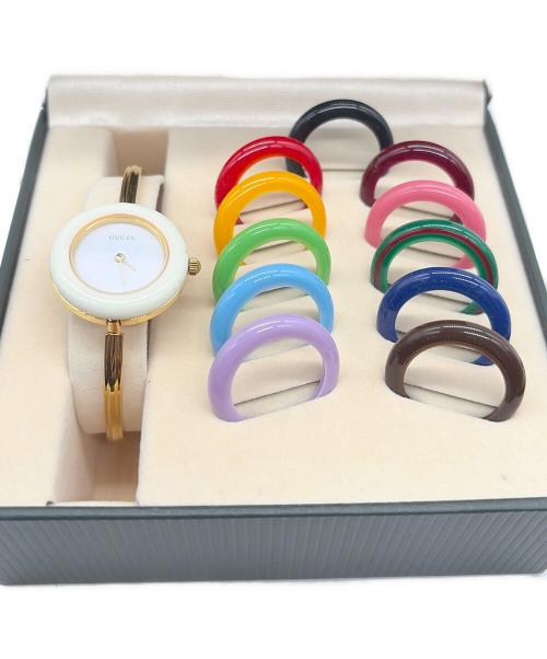 GUCCI（グッチ）GUCCI (グッチ) 腕時計 アイボリーの古着・服飾アイテム