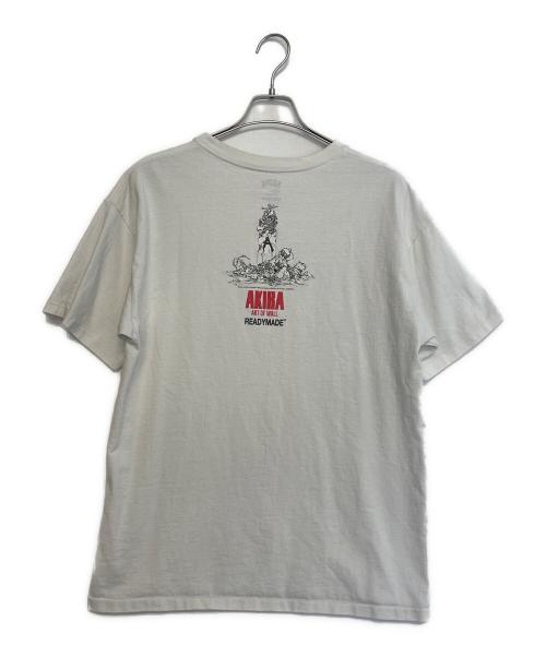 AKIRA（アキラ）AKIRA (アキラ) READYMADE (レディメイド) 半袖カットソー ホワイト サイズ:Lの古着・服飾アイテム