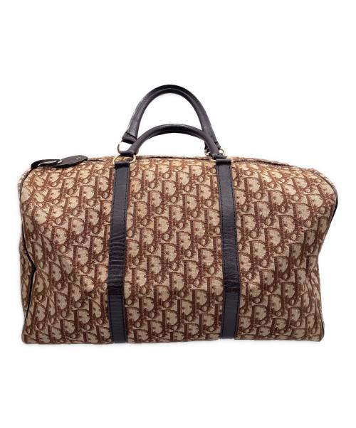 Christian Dior（クリスチャン ディオール）Christian Dior (クリスチャン ディオール) ボストンバッグ ベージュ×ブラウンの古着・服飾アイテム