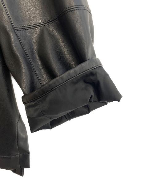 taupe（トープ）taupe (トープ) フェイクレザージャケット ブラック サイズ:1の古着・服飾アイテム