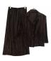 ISSEY MIYAKE WHITE LABEL（イッセイミヤケホワイトレーベル）の古着「プリーツセットアップ」｜ブラウン