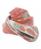 HERMESエルメス）の古着「プリーツスカーフ」｜ピンク