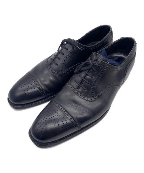 Crockett & Jones（クロケット＆ジョーンズ）Crockett & Jones (クロケット＆ジョーンズ) ストレートチップシューズ ブラック サイズ:25.5の古着・服飾アイテム