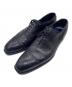 Crockett & Jones（クロケット＆ジョーンズ）の古着「ストレートチップシューズ」｜ブラック