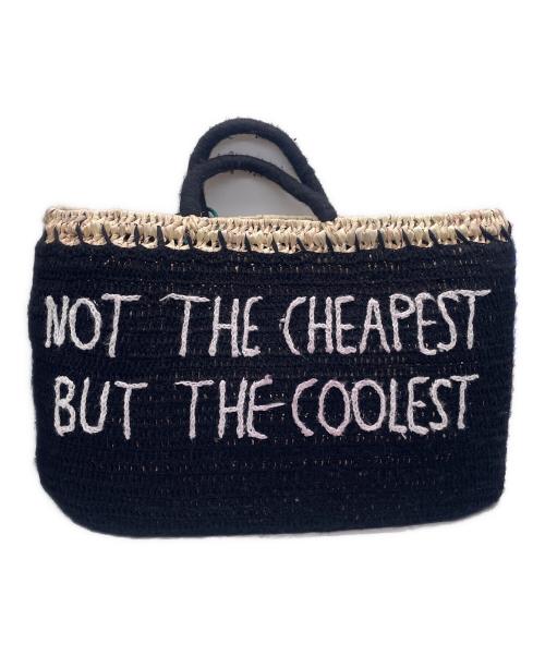 UNITED ARROWS（ユナイテッドアローズ）UNITED ARROWS (ユナイテッドアローズ) カゴバッグ ブルー×ナチュラルの古着・服飾アイテム