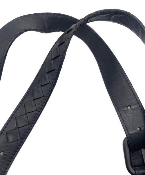 BOTTEGA VENETA（ボッテガベネタ）BOTTEGA VENETA (ボッテガベネタ) レザートートバッグ ブラックの古着・服飾アイテム