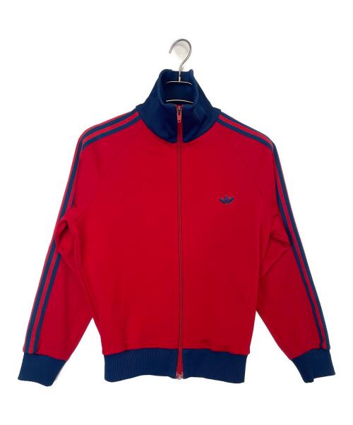 adidas（アディダス）adidas (アディダス) トラックジャケット レッド×ブルー サイズ:Mの古着・服飾アイテム