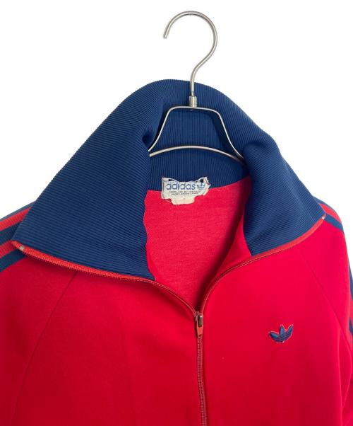 adidas（アディダス）adidas (アディダス) トラックジャケット レッド×ブルー サイズ:Mの古着・服飾アイテム