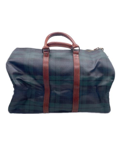 POLO RALPH LAUREN（ポロ・ラルフローレン）POLO RALPH LAUREN (ポロ・ラルフローレン) 2wayボストンバッグ ネイビー×グリーンの古着・服飾アイテム