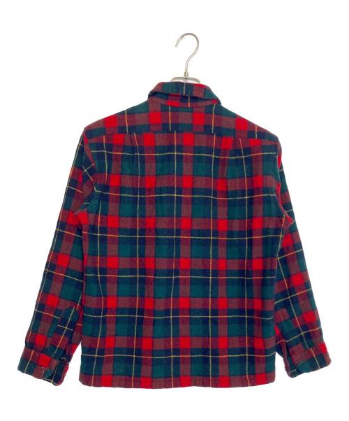 PENDLETON（ペンドルトン）PENDLETON (ペンドルトン) 長袖シャツ グリーン×レッド サイズ:Ｍの古着・服飾アイテム