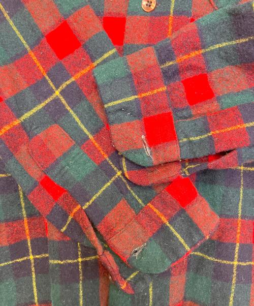 PENDLETON（ペンドルトン）PENDLETON (ペンドルトン) 長袖シャツ グリーン×レッド サイズ:Ｍの古着・服飾アイテム