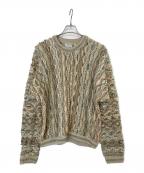 Coogiクージー）の古着「3D厚手ニット」｜ベージュ