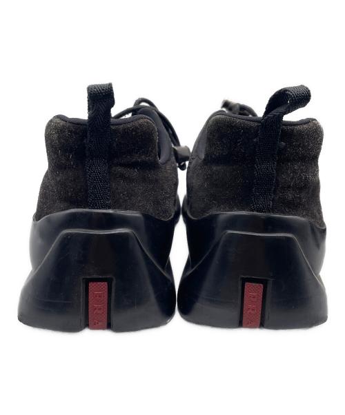 PRADA（プラダ）PRADA (プラダ) スリッポン ブラック サイズ:6.5の古着・服飾アイテム