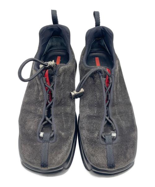 PRADA（プラダ）PRADA (プラダ) スリッポン ブラック サイズ:6.5の古着・服飾アイテム