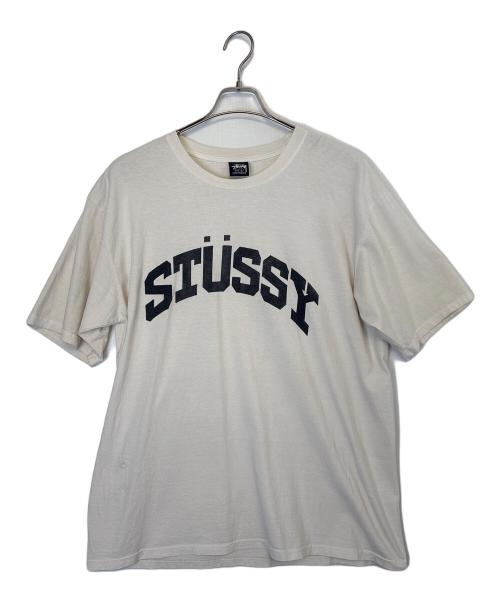 stussy（ステューシー）stussy (ステューシー) 半袖カットソー ホワイト サイズ:Lの古着・服飾アイテム