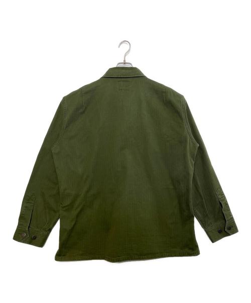 BEAMS（ビームス）BEAMS (ビームス) ミリタリーシャツジャケット グリーン サイズ:XLの古着・服飾アイテム