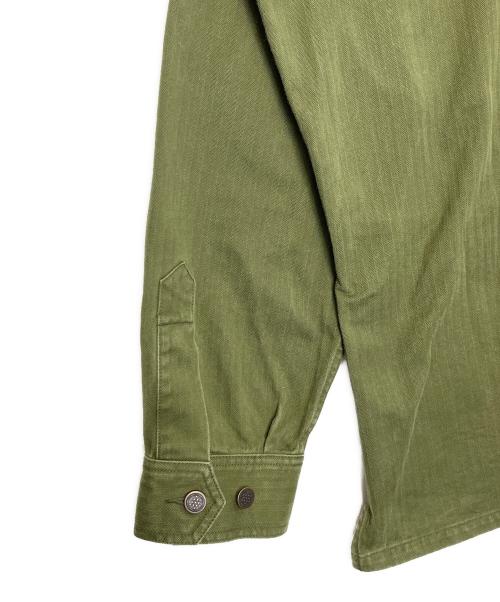 BEAMS（ビームス）BEAMS (ビームス) ミリタリーシャツジャケット グリーン サイズ:XLの古着・服飾アイテム