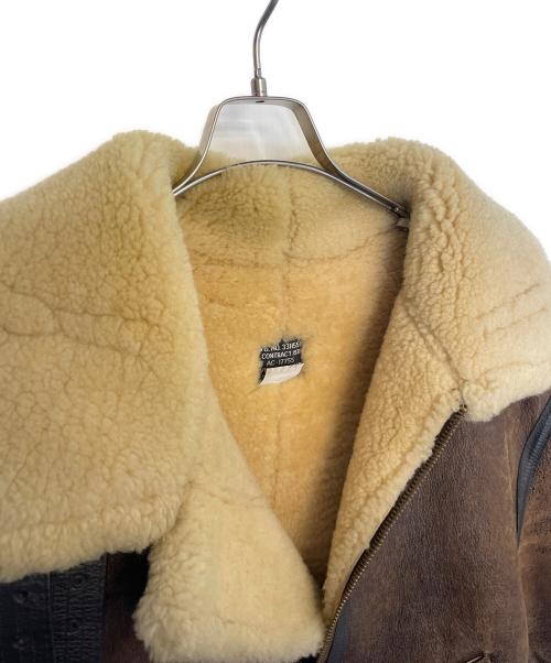 AVIREX（アヴィレックス）AVIREX (アヴィレックス) ボマージャケット ブラウン サイズ:42の古着・服飾アイテム