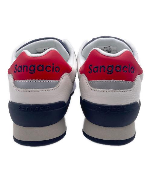 Sangacio（サンガッチョ）SANGACIO (サンガッチョ) ローカットスニーカー ホワイト×ネイビー サイズ:25.5 未使用品の古着・服飾アイテム