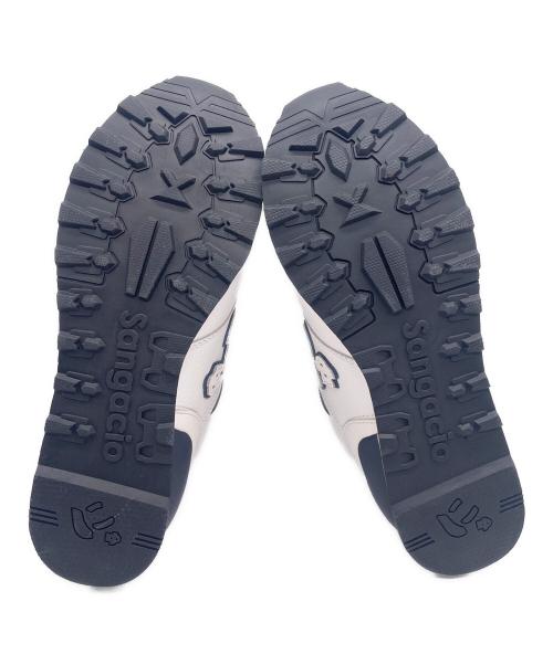 Sangacio（サンガッチョ）SANGACIO (サンガッチョ) ローカットスニーカー ホワイト×ネイビー サイズ:25.5 未使用品の古着・服飾アイテム