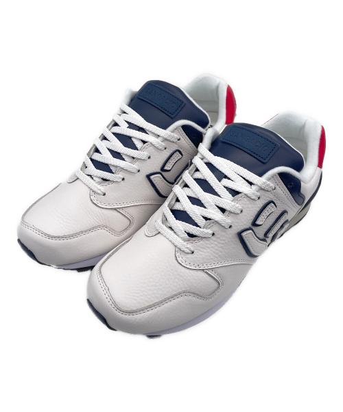 Sangacio（サンガッチョ）SANGACIO (サンガッチョ) ローカットスニーカー ホワイト×ネイビー サイズ:26 未使用品の古着・服飾アイテム