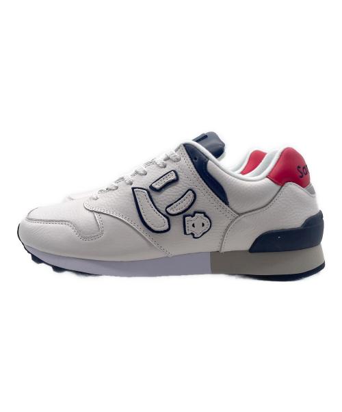 Sangacio（サンガッチョ）SANGACIO (サンガッチョ) ローカットスニーカー ホワイト×ネイビー サイズ:26 未使用品の古着・服飾アイテム