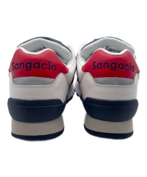 Sangacio（サンガッチョ）SANGACIO (サンガッチョ) ローカットスニーカー ホワイト×ネイビー サイズ:26 未使用品の古着・服飾アイテム
