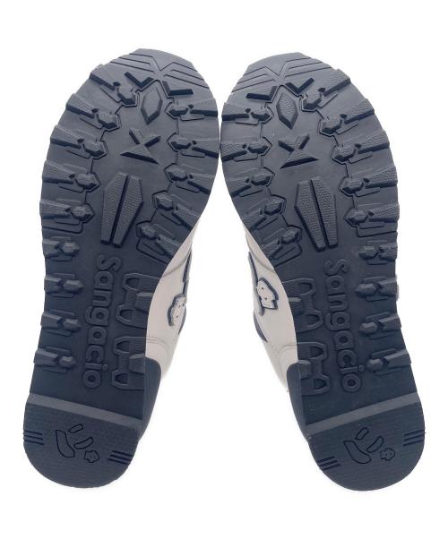 Sangacio（サンガッチョ）SANGACIO (サンガッチョ) ローカットスニーカー ホワイト×ネイビー サイズ:26 未使用品の古着・服飾アイテム