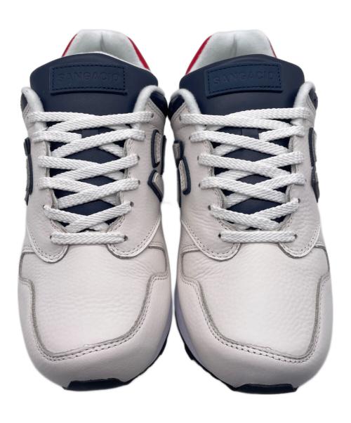 Sangacio（サンガッチョ）SANGACIO (サンガッチョ) ローカットスニーカー ホワイト×ネイビー サイズ:26 未使用品の古着・服飾アイテム