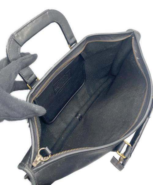 COACH（コーチ）COACH (コーチ) レザーブリーフケース ブラックの古着・服飾アイテム