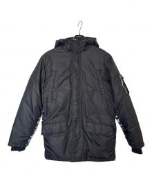 stussy（ステューシー）の古着「ダウンコート」｜ブルー×ブラック